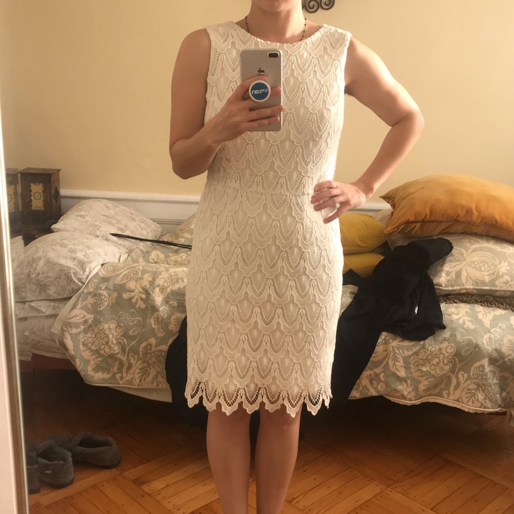 White Lace Dress Designer